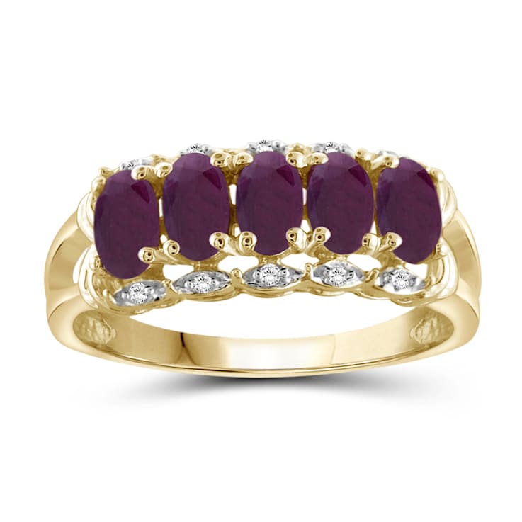 Red Ruby 14K Gold Over Sterling Silver Ring 1.63ctw