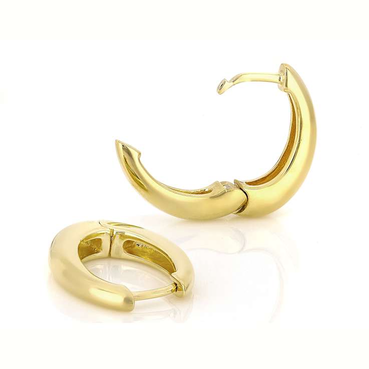 Everyday Hoop Earrings In 18K Gold Over Sterling Silver
