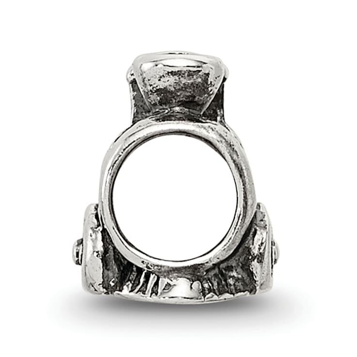 Sterling Silver Train Bead