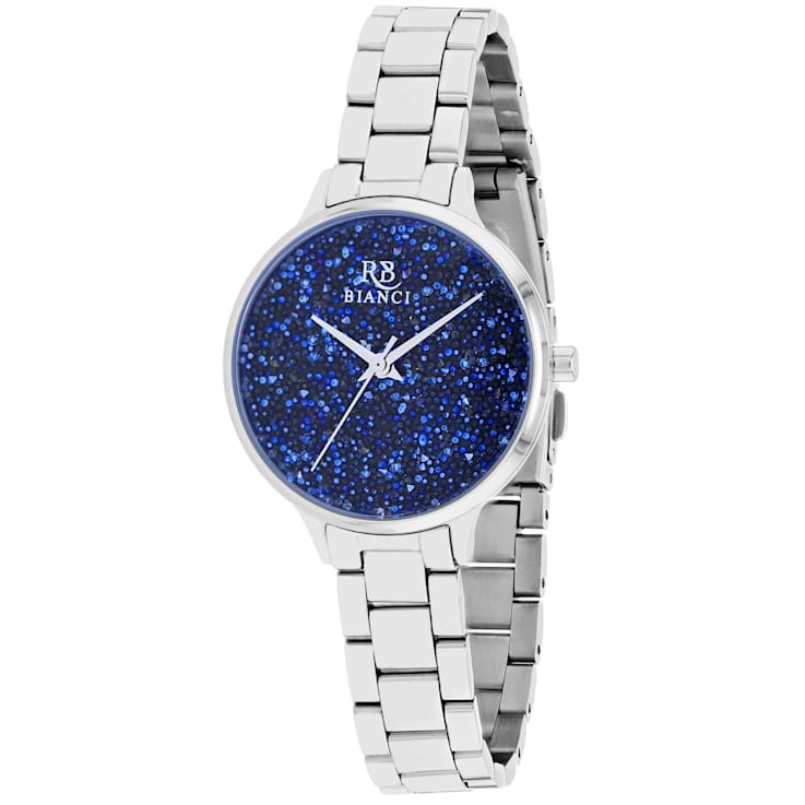 Roberto Bianci Women's Gemma Blue Dial, Stainless Steel Watch