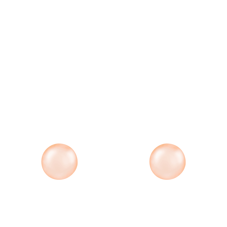 7-7.5mm Pink Cultured Freshwater Pearl 14k Yellow Gold Jewelry Set
