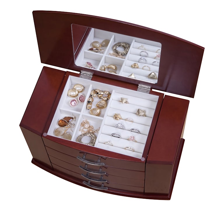 Mele and Co Sutton Wooden Jewelry Box