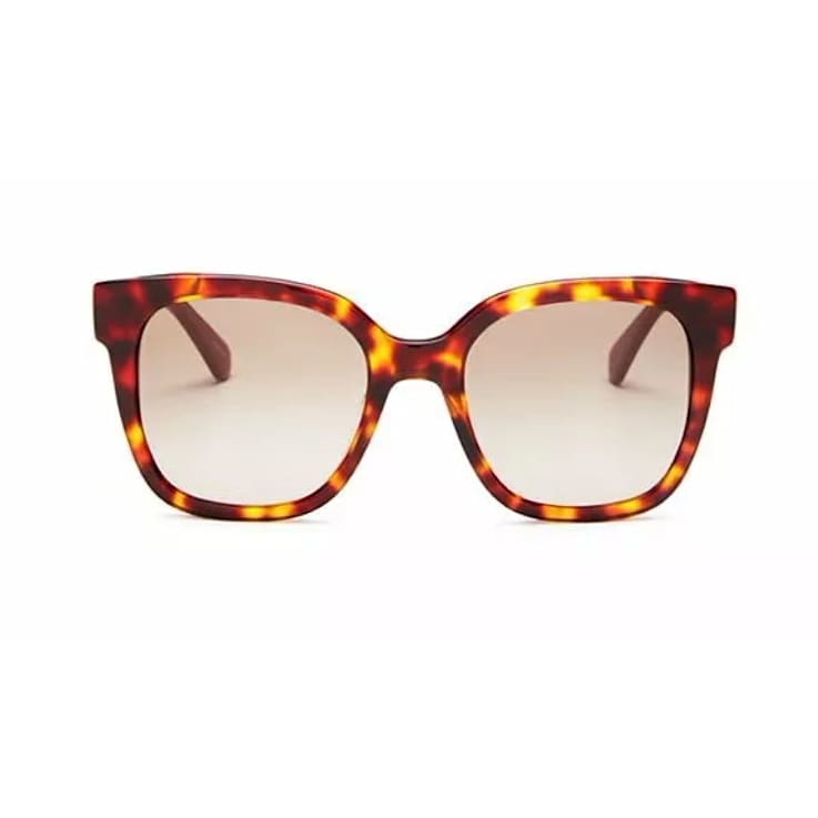 Kate Spade Brown Coral Tortoise Frame / Brown Lenses Sunglasses