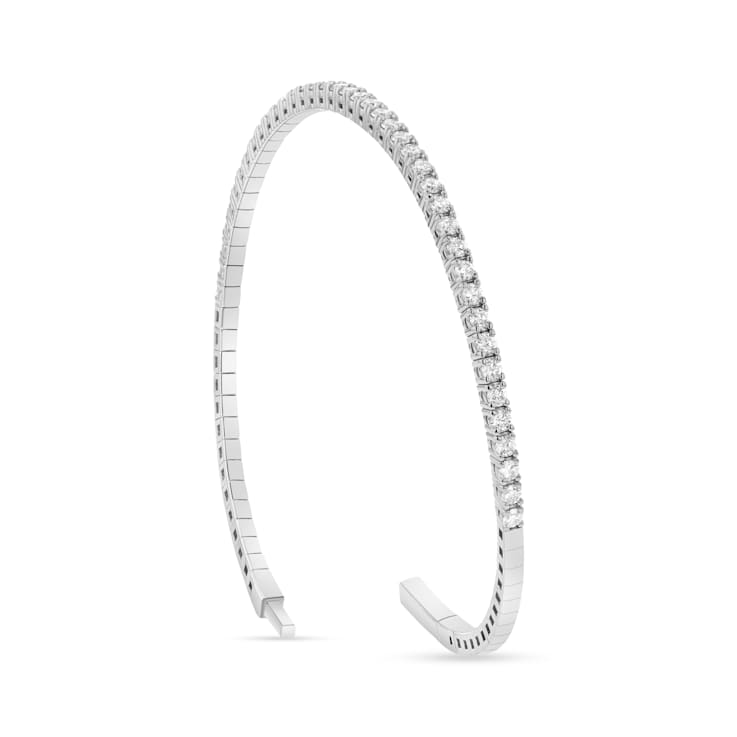 1.50ctw Diamond Flexible Bracelet in 14k White Gold