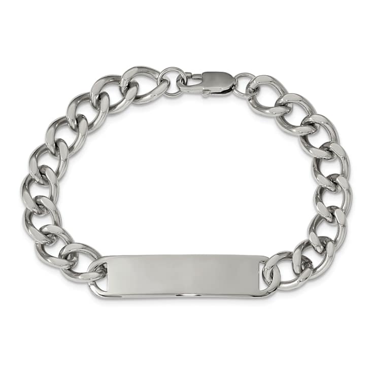 Stainless Steel Polished 8.5 Inch ID Bracelet