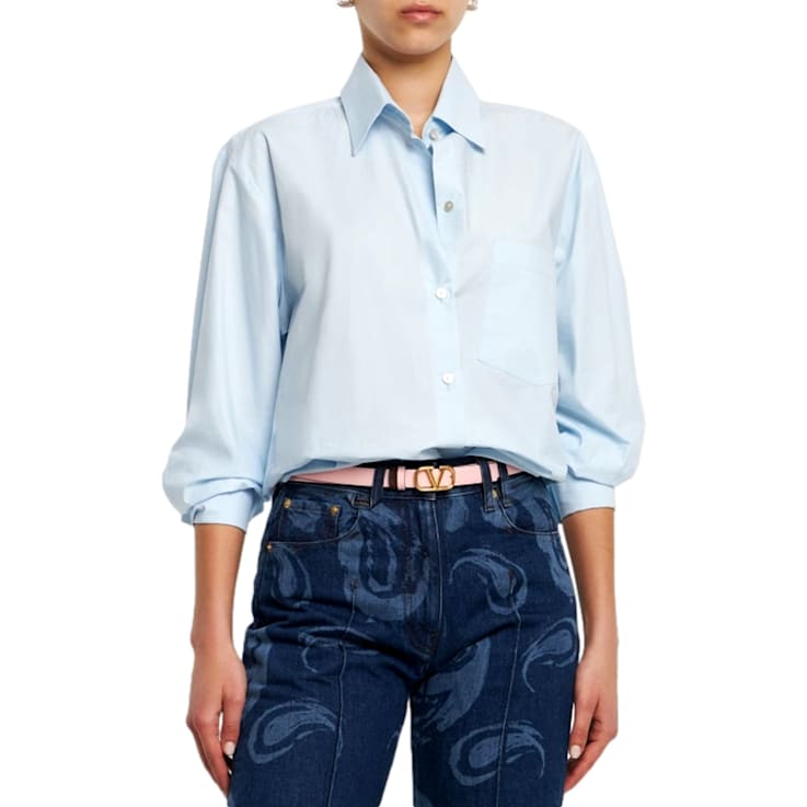 Valentino Garavani VLogo Reversible Belt Size 85 Pink