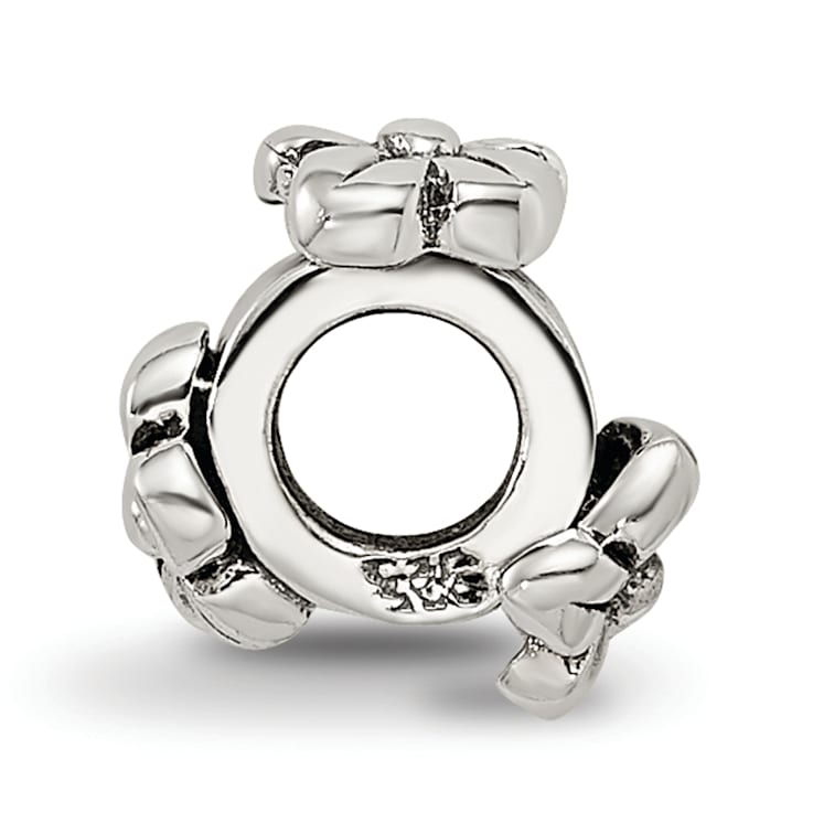Sterling Silver Flowers Bead