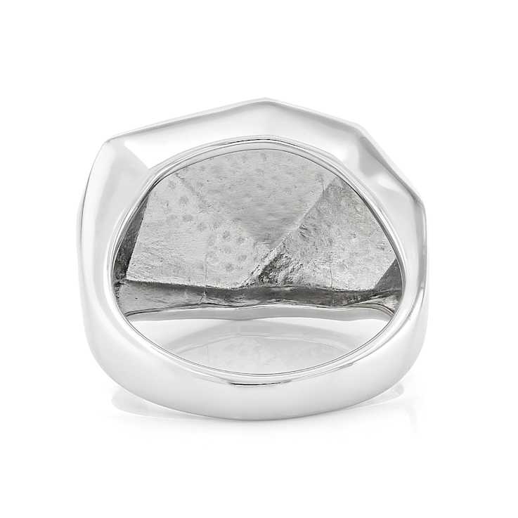 Sculptural Dome Statement Ring In Sterling Silver