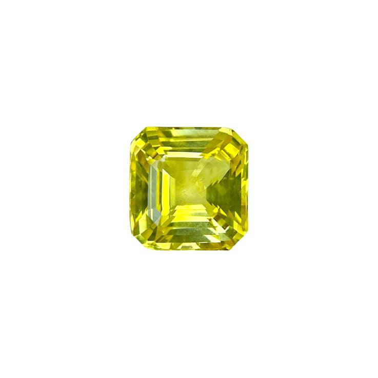 Asscher cut yellow sapphire best sale