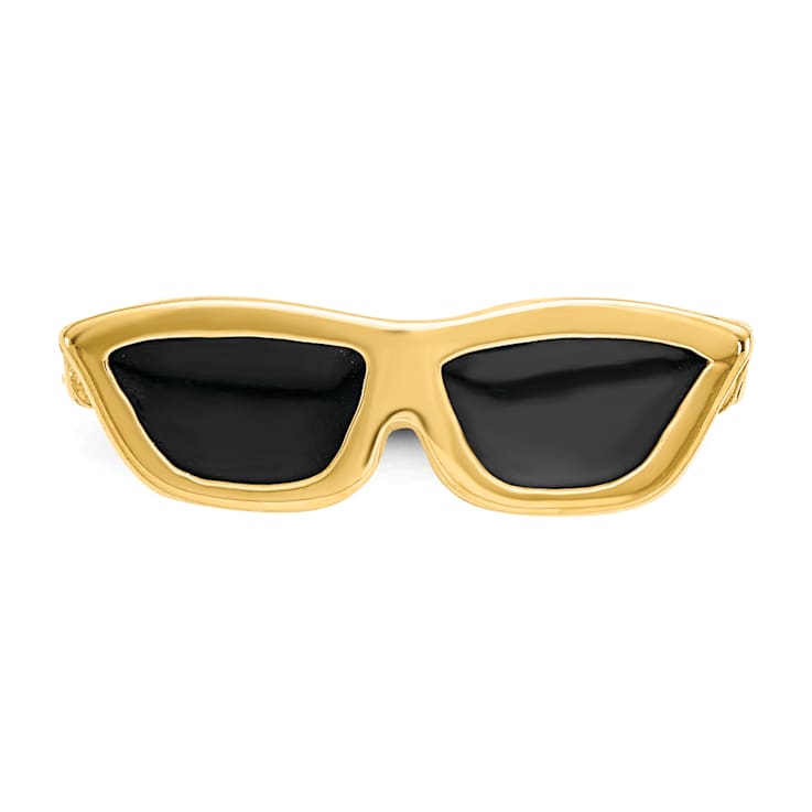 14K Yellow Gold Enameled Sunglasses Toe Ring