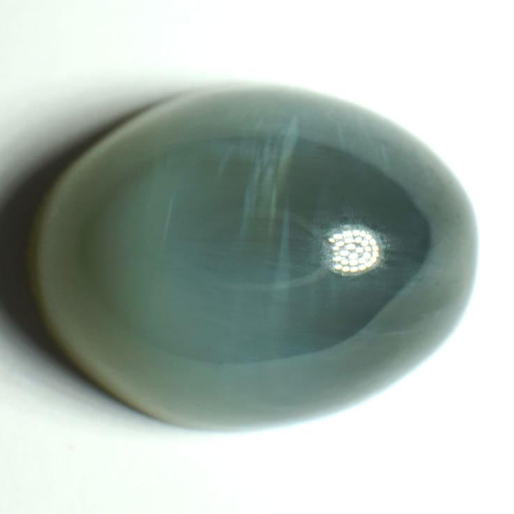Nephrite Jade Cat's Eye 7.75x5.91mm Oval Cabochon 1.27ct