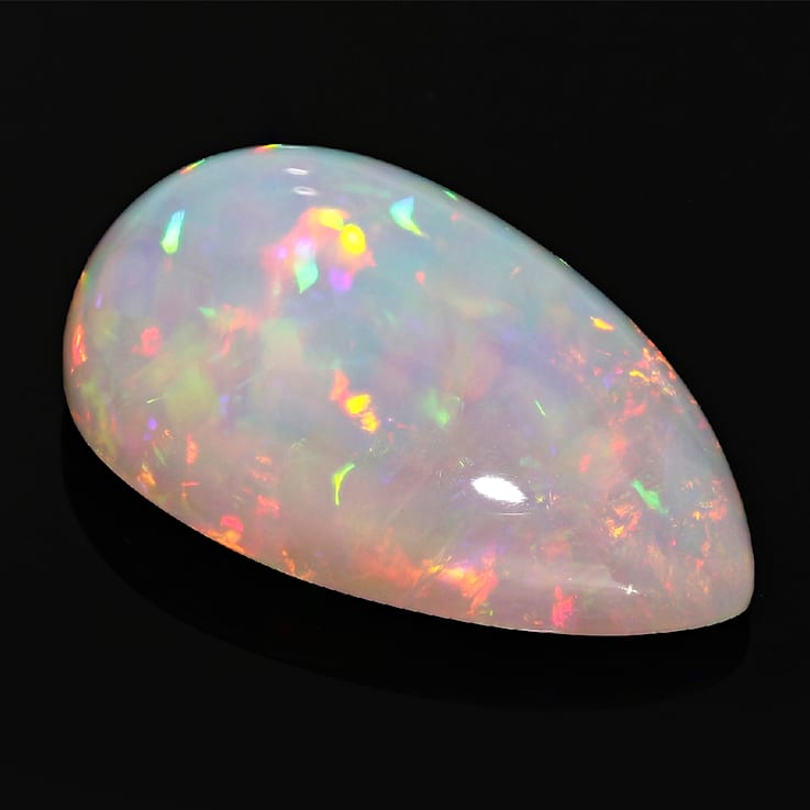 Ethiopian Opal 26.42x16.85mm Pear Shape Cabochon 15.42ct