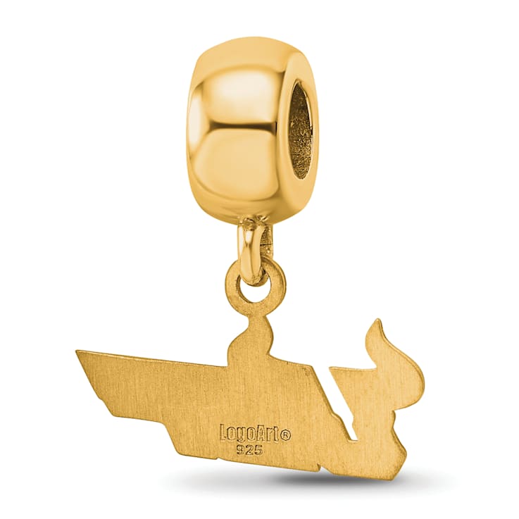 14K Yellow Gold Over Sterling Silver LogoArt University of South Florida
Small Dangle Bead