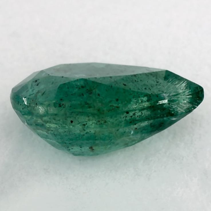 Zambian Emerald 8.06x5.92mm Pear Shape 0.98ct