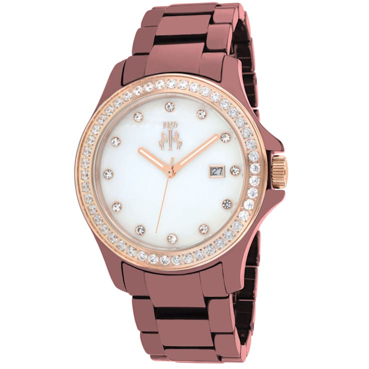 Jivago Women's Ceramic Maroon Ceramic Watch