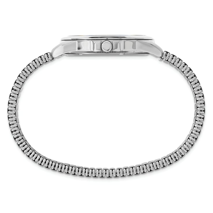Men's Charles Hubert Titanium Black Dial Expansion Band Watch