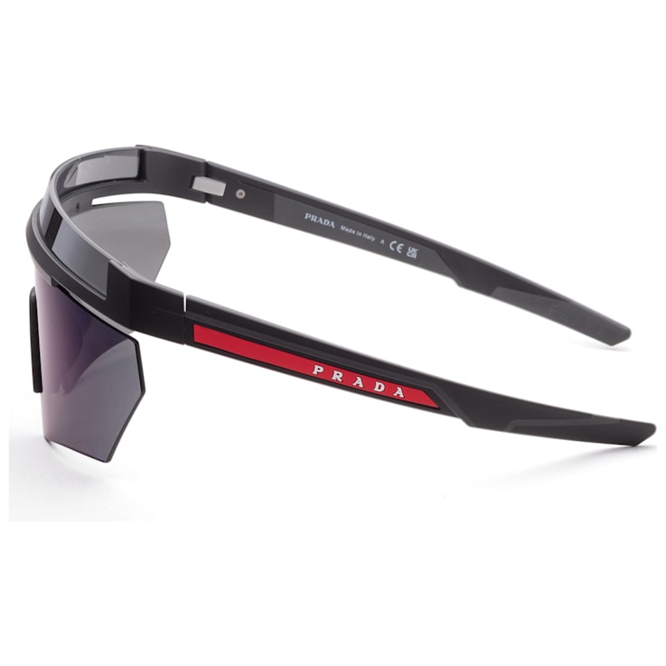 Prada Linea Rossa PS 01US Active 59 Grey & Black Rubber Sunglasses |  Sunglass Hut USA