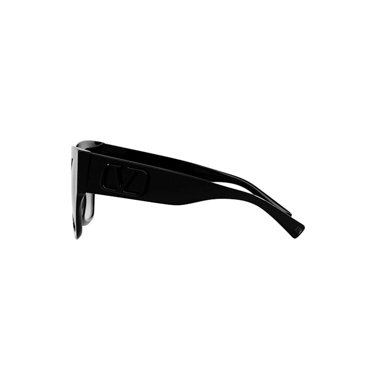 Valentino Garavani V Logo Black Square Frame Sunglasses - 163Q6A