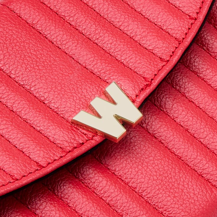Mimi Red Crossbody Bag with Wristlet