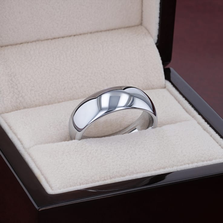 DOMINUS Domed Tungsten Carbide Ring 8mm