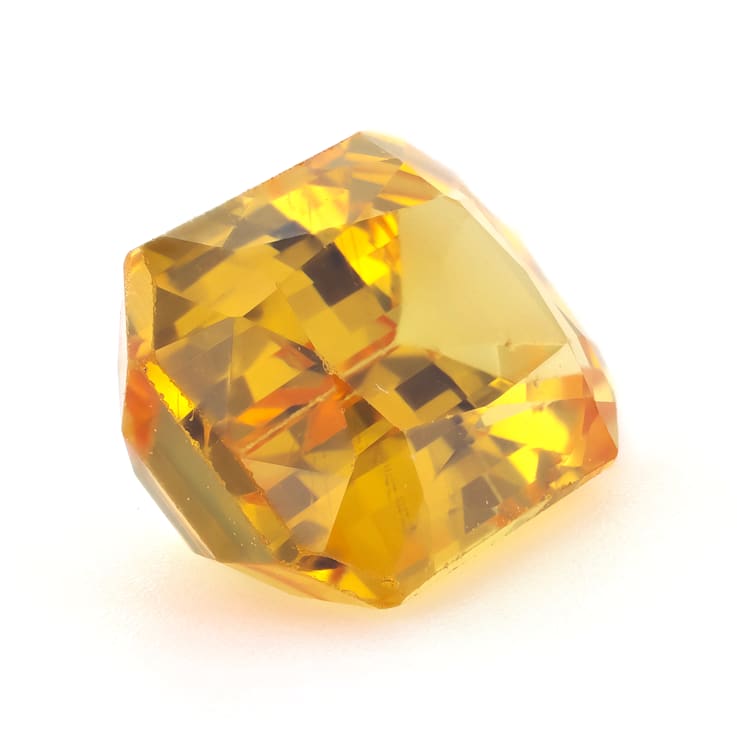 Yellow Sapphire 7x4.6mm Emerald Cut 1.03ct
