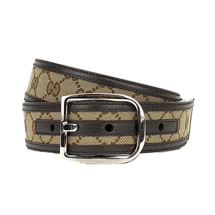 GUCCI CINTURA GUCCI シマベルト　ブラウン GG Marmont wide belt in brown leather | GUCCI® US