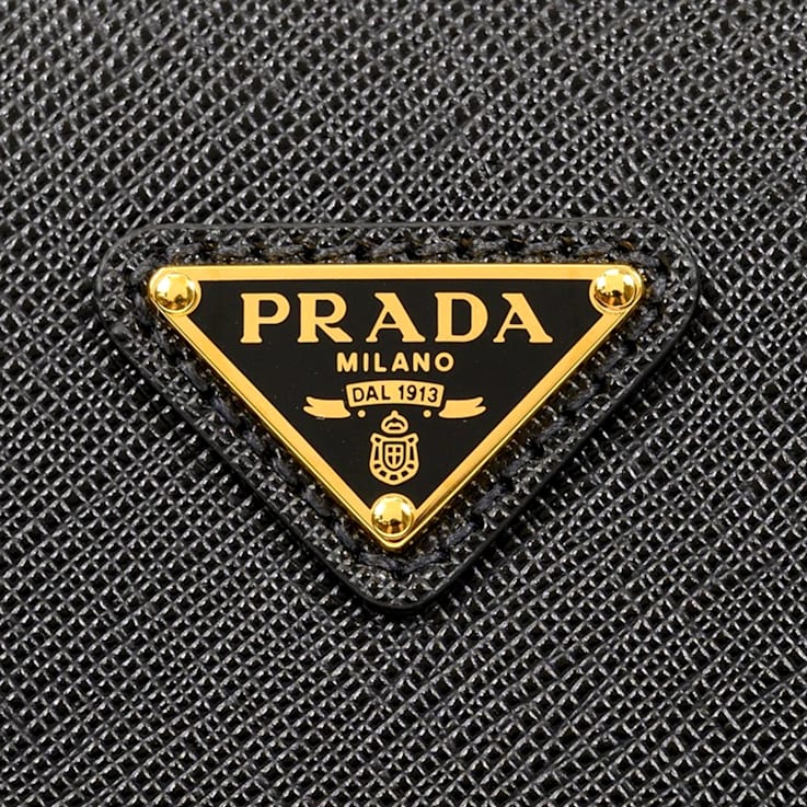 Prada logo triangle shop