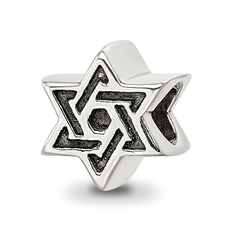 Sterling Silver Star of David Bead