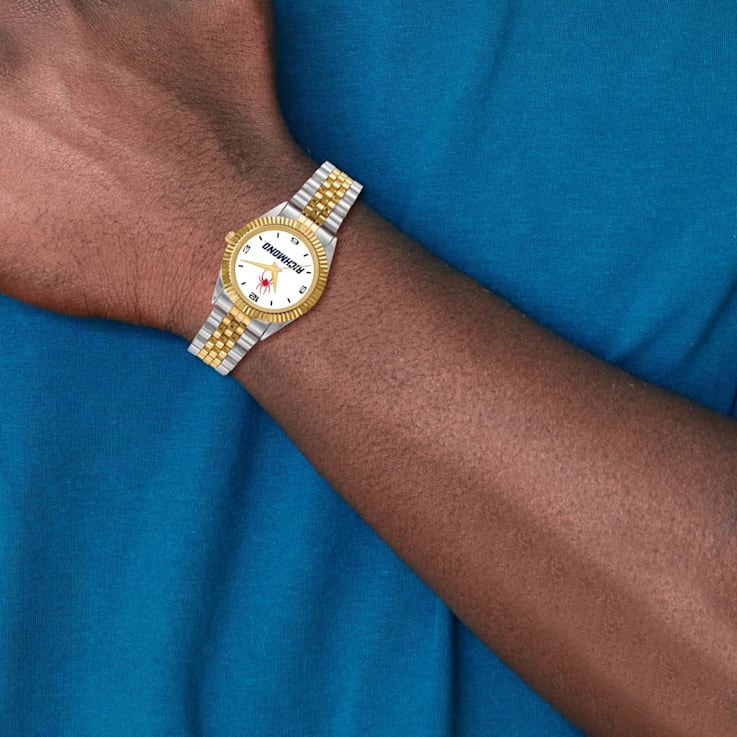 Men's Silver/Gold Louisville Cardinals Two-Tone Wristwatch