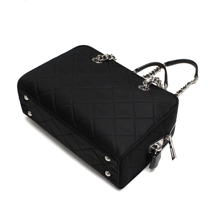 Prada Black Tessuto Nylon Quilted Shoulder Handbag - 1CCYHA Prada Black Tessuto Nylon Quilted Shoulder Handbag - 1CCYHA