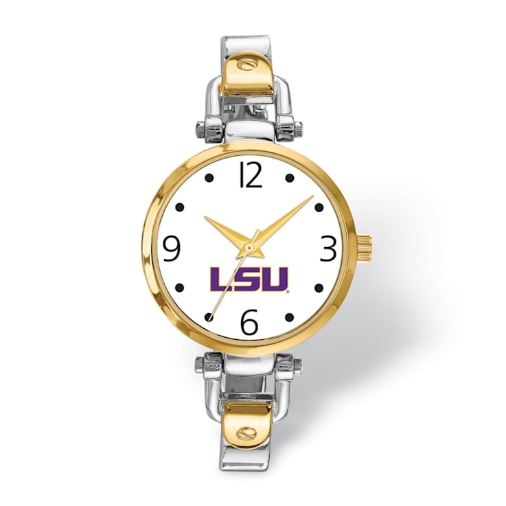 LogoArt Louisiana State University Elegant Ladies Two-tone Watch