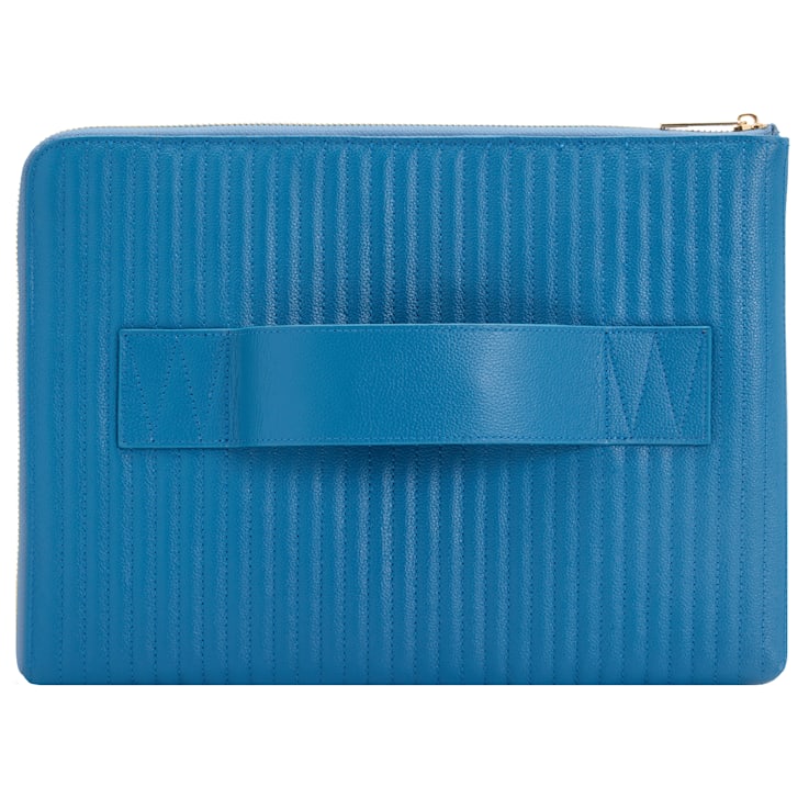 Mimi Blue Laptop Zip + Handle