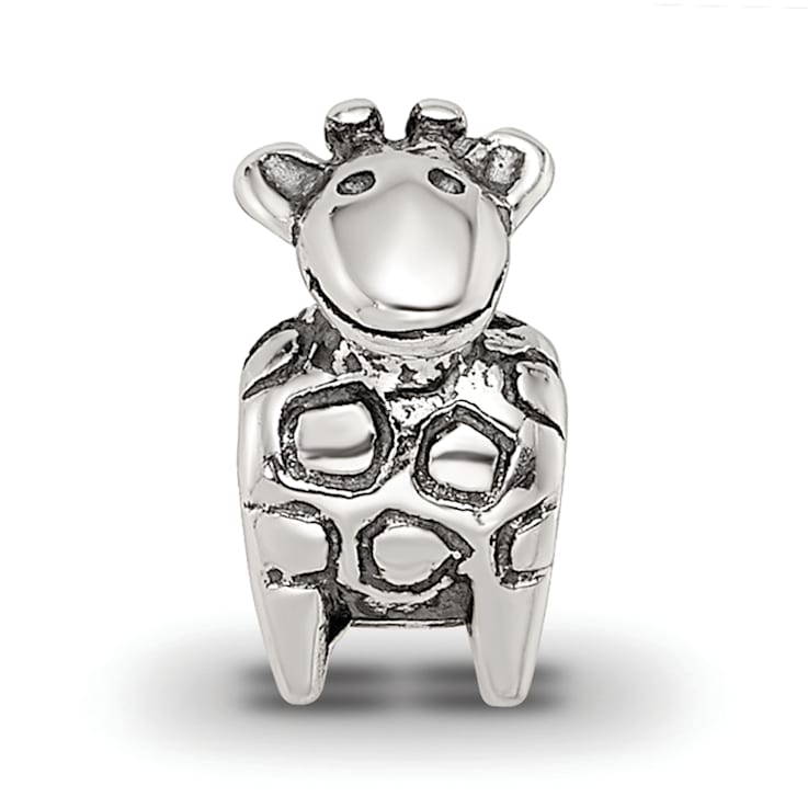 Sterling Silver Giraffe Bead