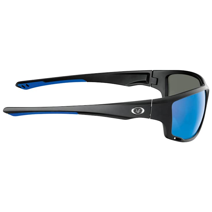Flying Fisherman Solstice Polarized Sunglasses Matte Black Frame/Smoke
Blue Mirror Lens