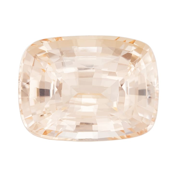 Peach Sapphire Loose Gemstone Unheated 8.93x6.71mm Cushion 2.64ct