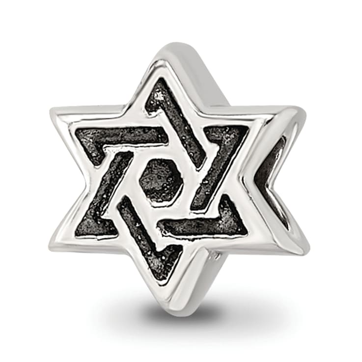 Sterling Silver Star of David Bead