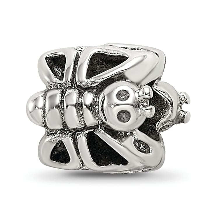 Sterling Silver Butterfly Bead