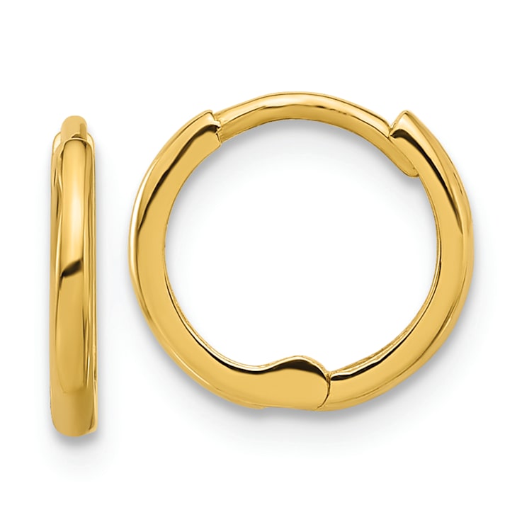 14K Yellow Gold 3/8