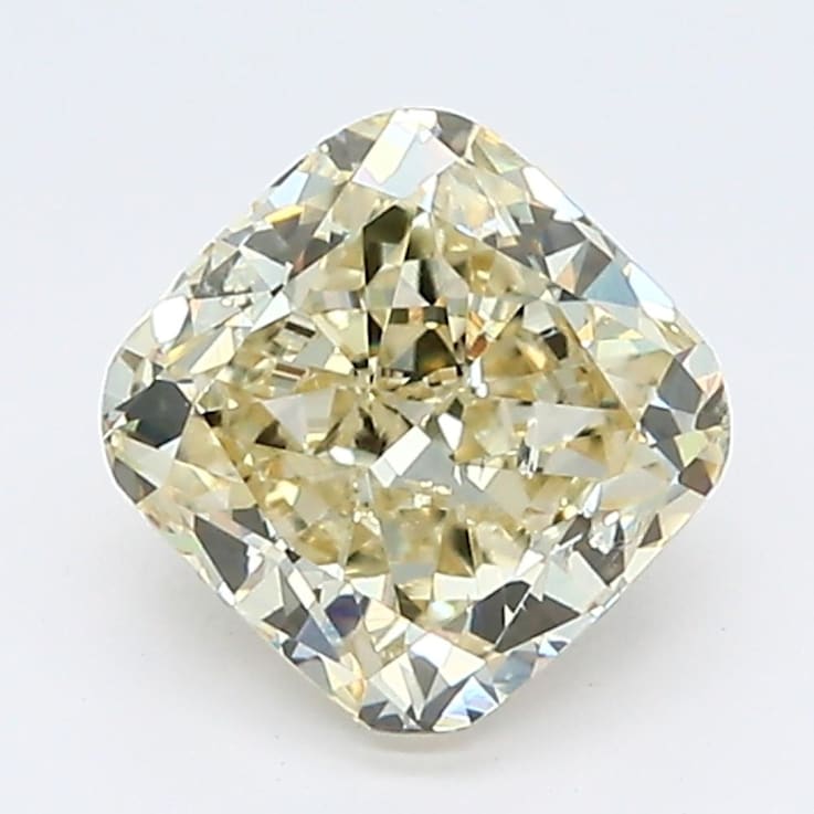 1.16ct Light Yellow Cushion Lab-Grown Diamond SI1 Clarity IGI Certified