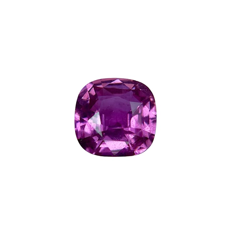 Pink Sapphire Loose Gemstone Unheated 8.5mm Cushion 3.22ct