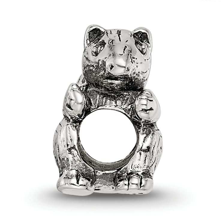 Sterling Silver Squirrel Bead