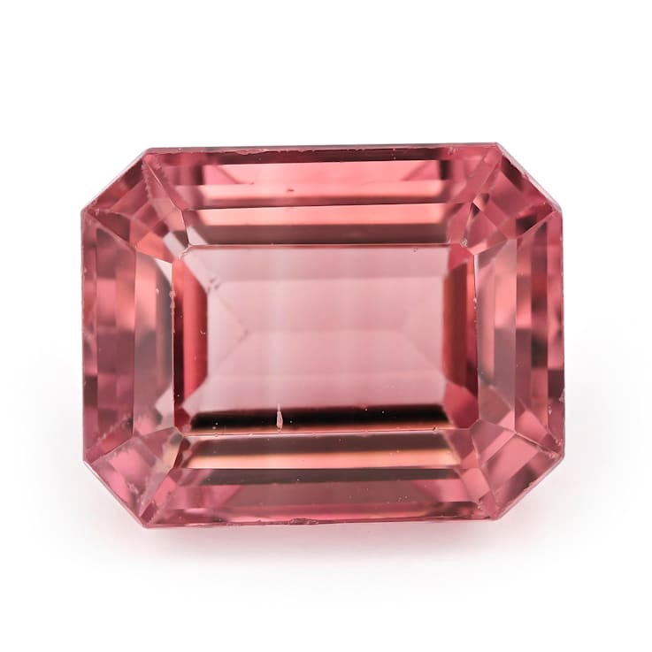 Pink Tourmaline 11.8x9.3mm Emerald Cut 7.18ct