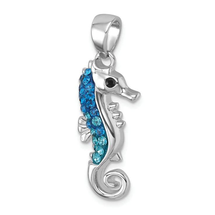 Seahorse pendant silver cheap
