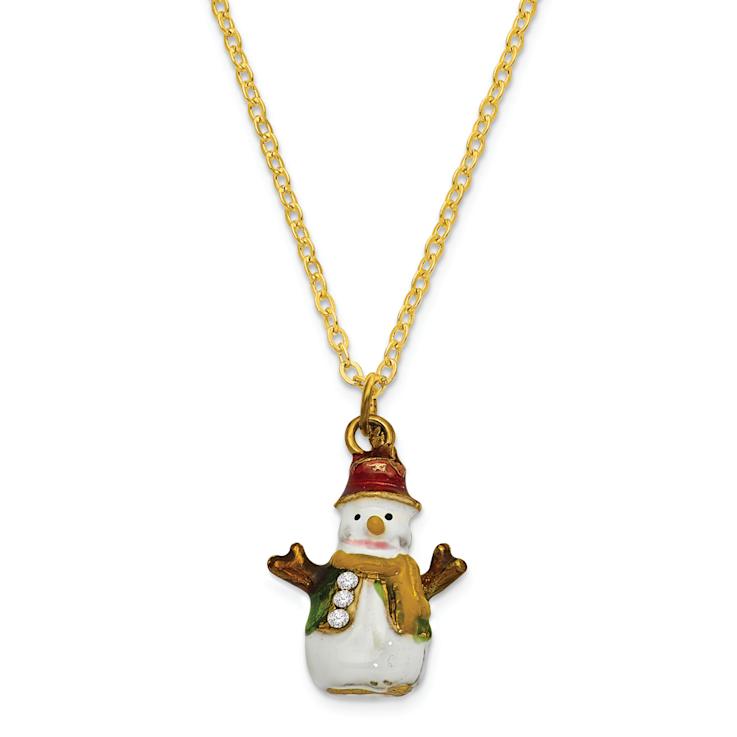 LOGAN Snowman Tree Trinket Box