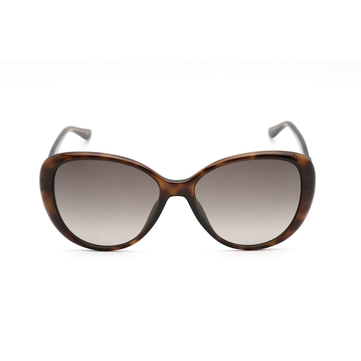 Jimmy Choo Havana Frame / Brown Gradient Lens Sunglasses