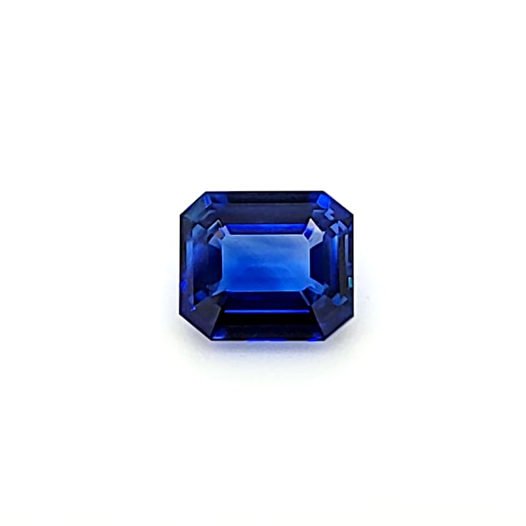 Sapphire Loose Gemstone 10.2x8.84mm Emerald Cut 5.51ct