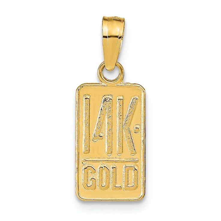14k Yellow Gold 14K Polished GOLD Pendant