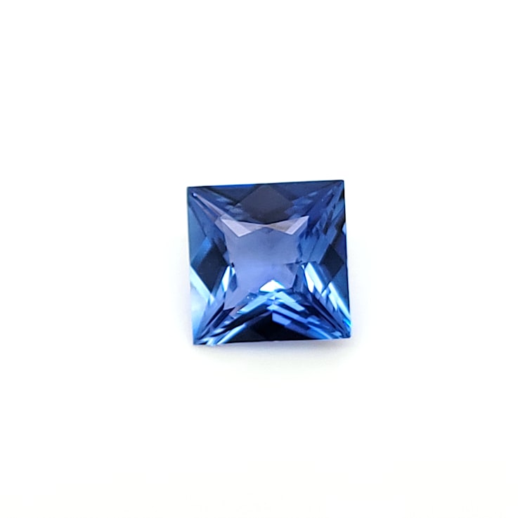 Sapphire 8.5x8.0mm Princess Cut 3.10ct