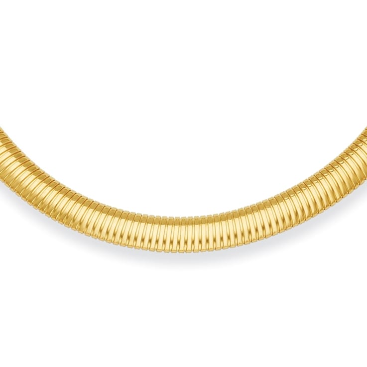 Omega necklace 14k yellow gold outlet