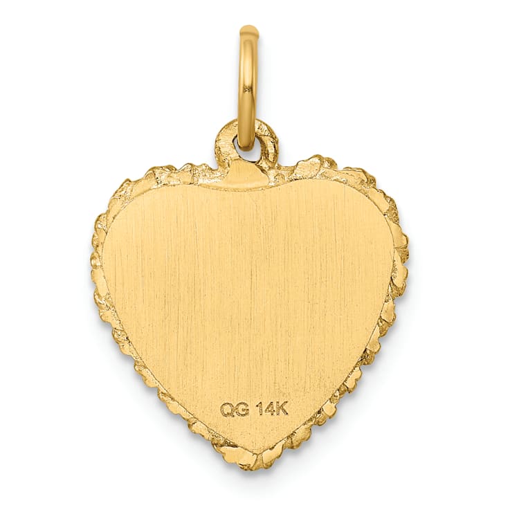 14K Yellow Gold Graduation Cap Charm
